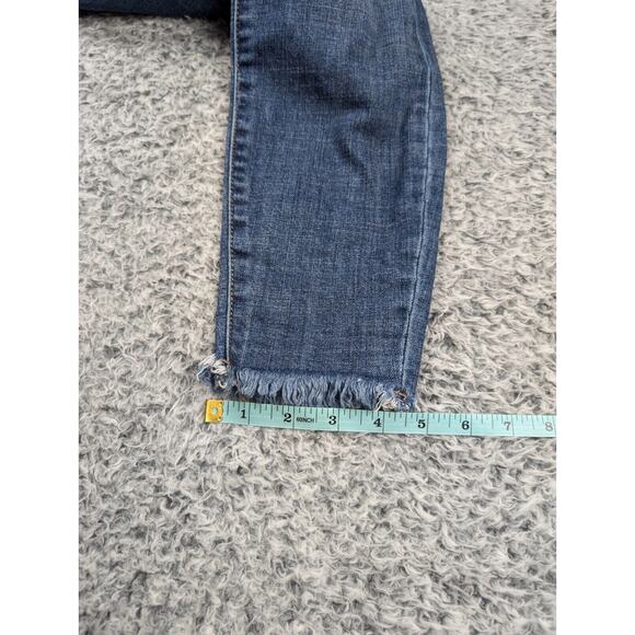 Liverpool Jeans Women 4 Blue Skinny High Rise Ankle Stretch Distressed Casual - Picture 10 of 11